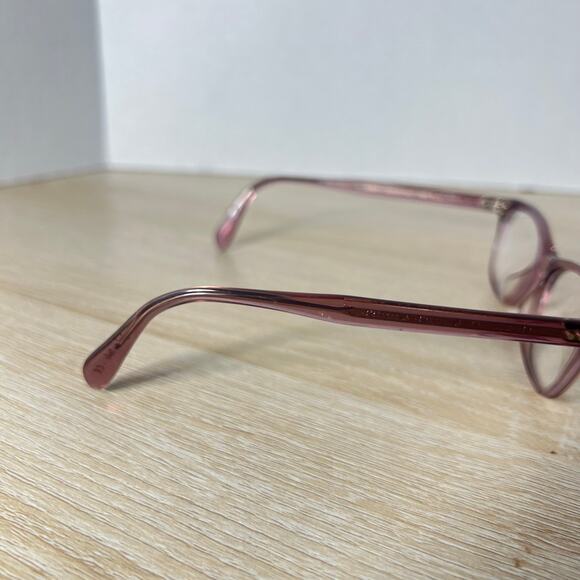 Oliver Peoples OV5224 1656 Ashton Eyeglasses Pink Translucent FRAMES 46-17-140 main image 5